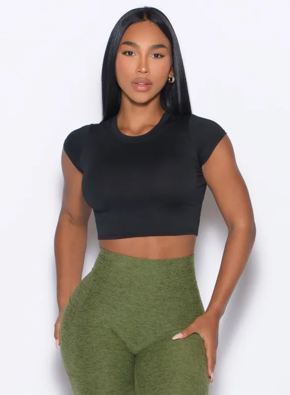 Flex Crop Tee sold by Bombshell Sportswear