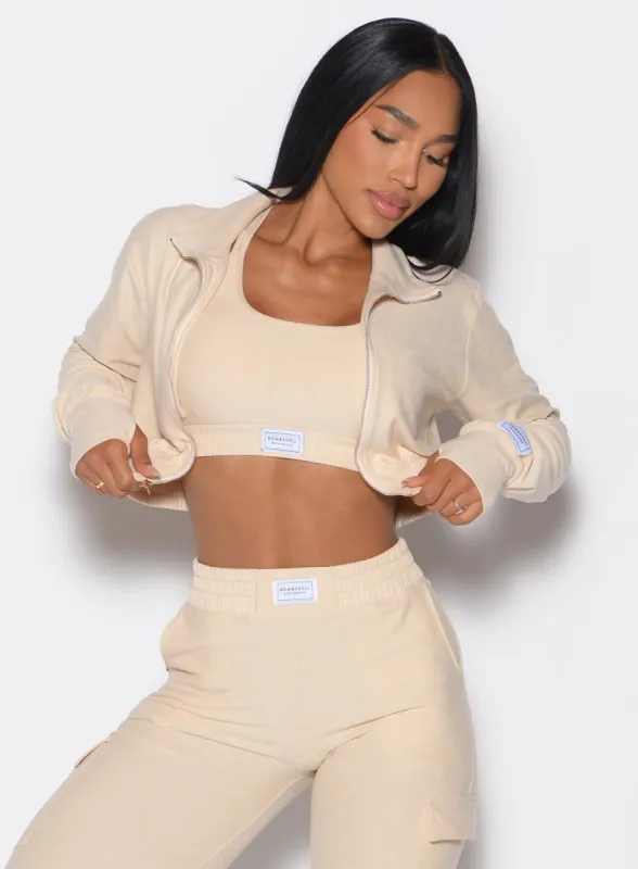 Cloud Crop Jacket sold by Bombshell Sportswear