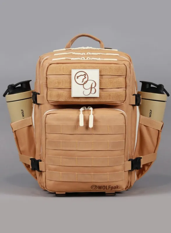 35L Backpack Bombshell Sportswear Caramel sold by Bombshell Sportswear
