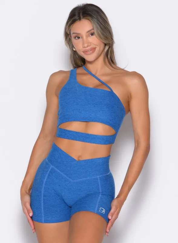 Asymmetrical Slit Bra sold by Bombshell Sportswear