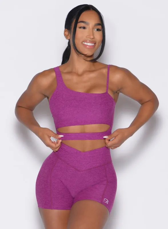 Asymmetrical Slit Bra sold by Bombshell Sportswear
