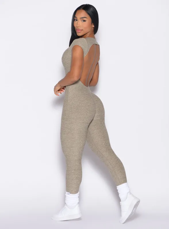 Open Back Tee Bodysuit sold by Bombshell Sportswear