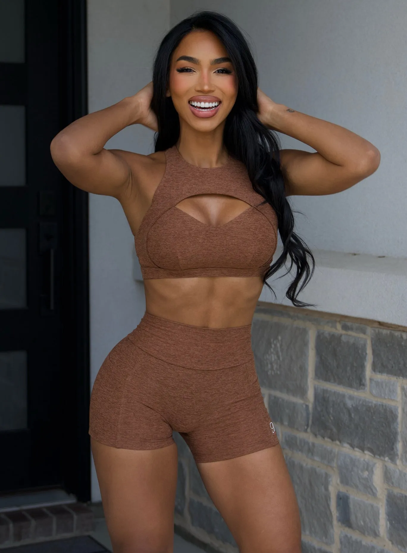 V Back Shorts sold by Bombshell Sportswear product image thumbnail 5