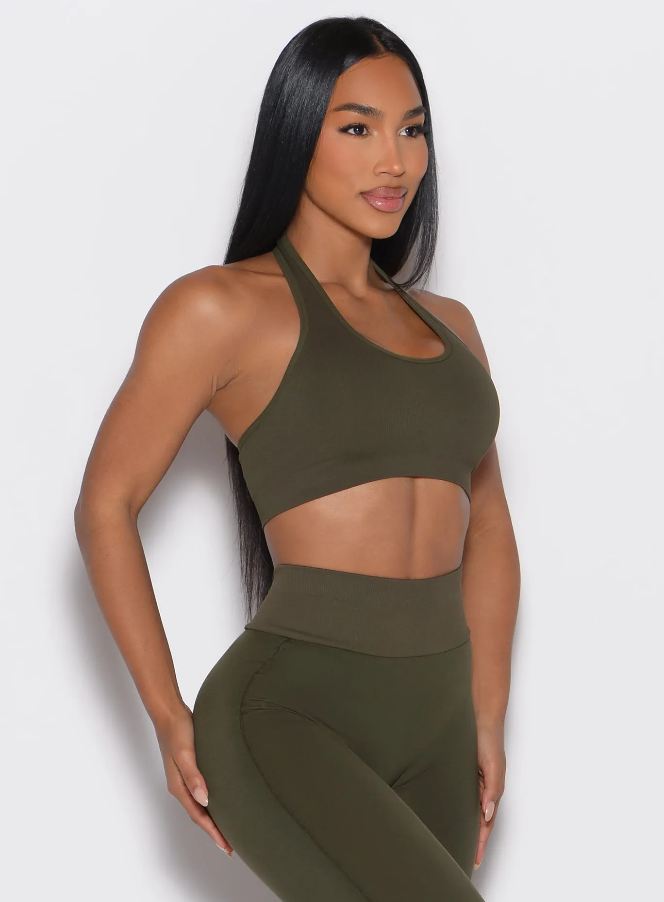 Rib Backless Bra sold by Bombshell Sportswear product image thumbnail 3