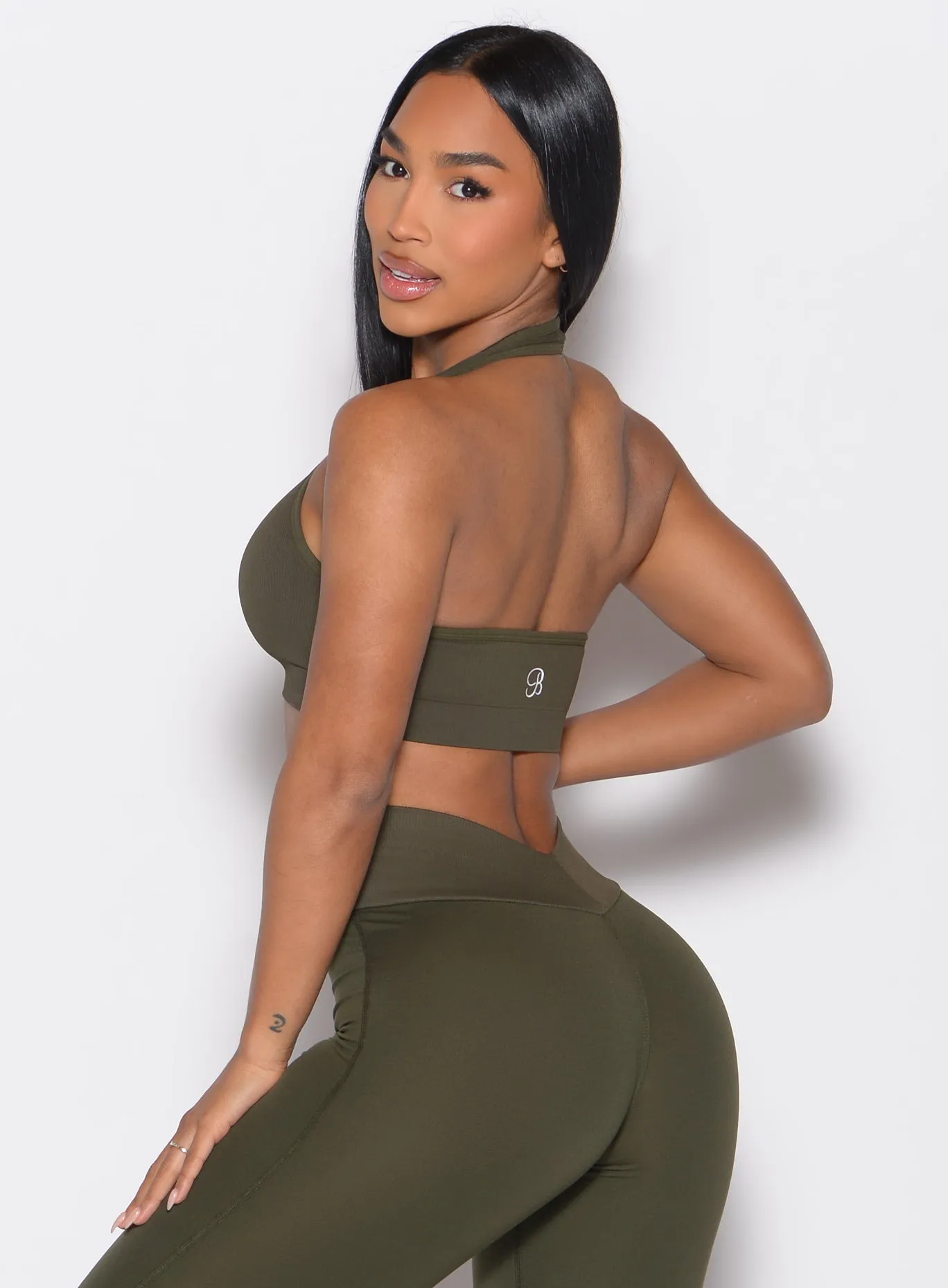 Rib Backless Bra sold by Bombshell Sportswear product image thumbnail 2