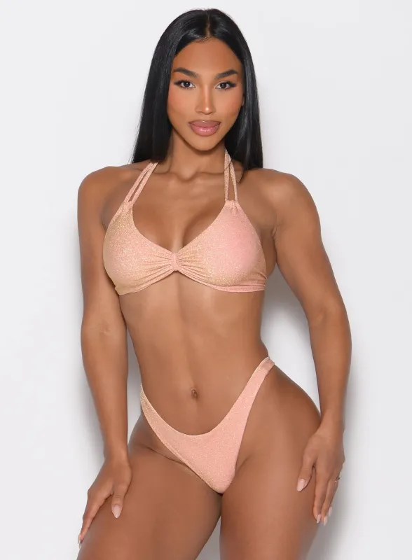 Sunkissed Sparkle Bikini Top sold by Bombshell Sportswear