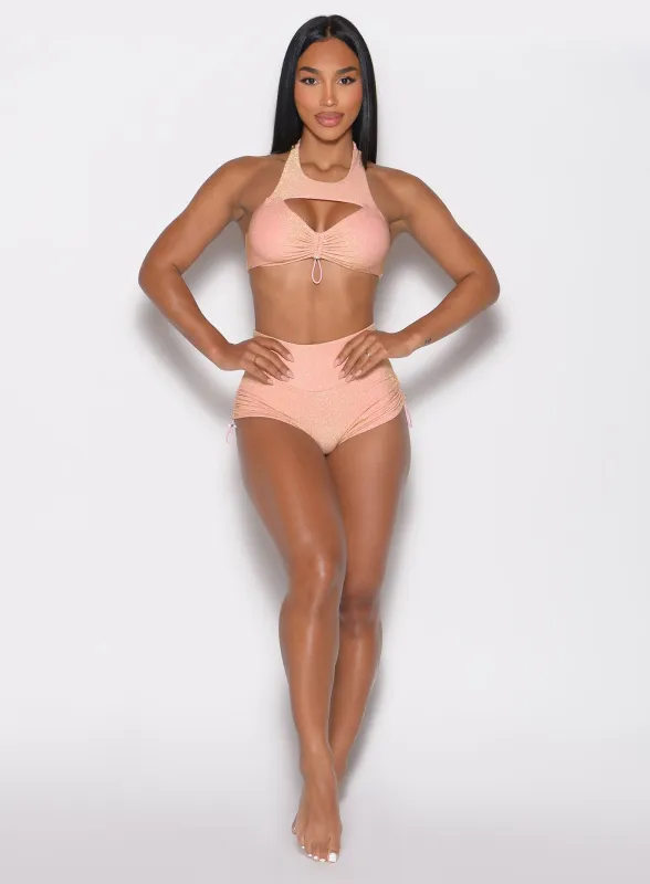 Sunkissed Sparkle Swim Shorts sold by Bombshell Sportswear
