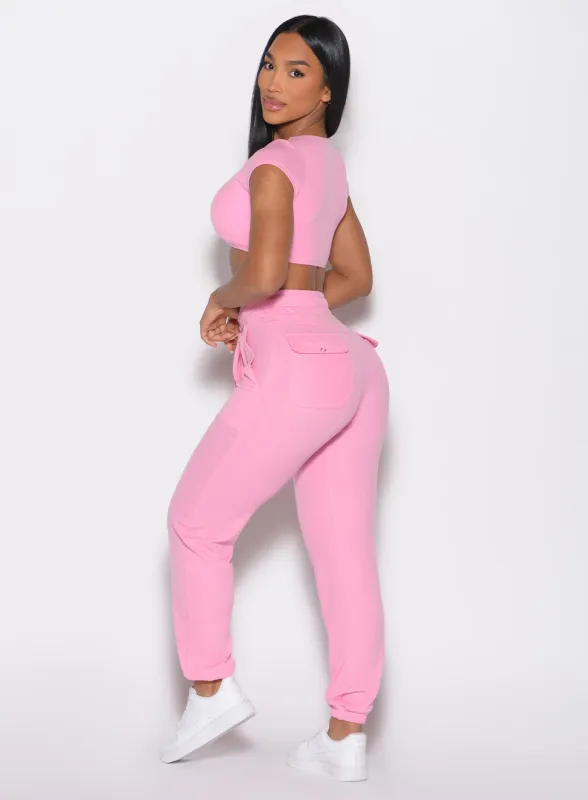 Snap Rib Joggers sold by Bombshell Sportswear