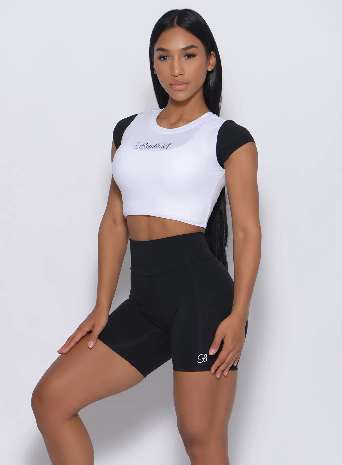 Crop Fit Fam Tee sold by Bombshell Sportswear product image thumbnail 3