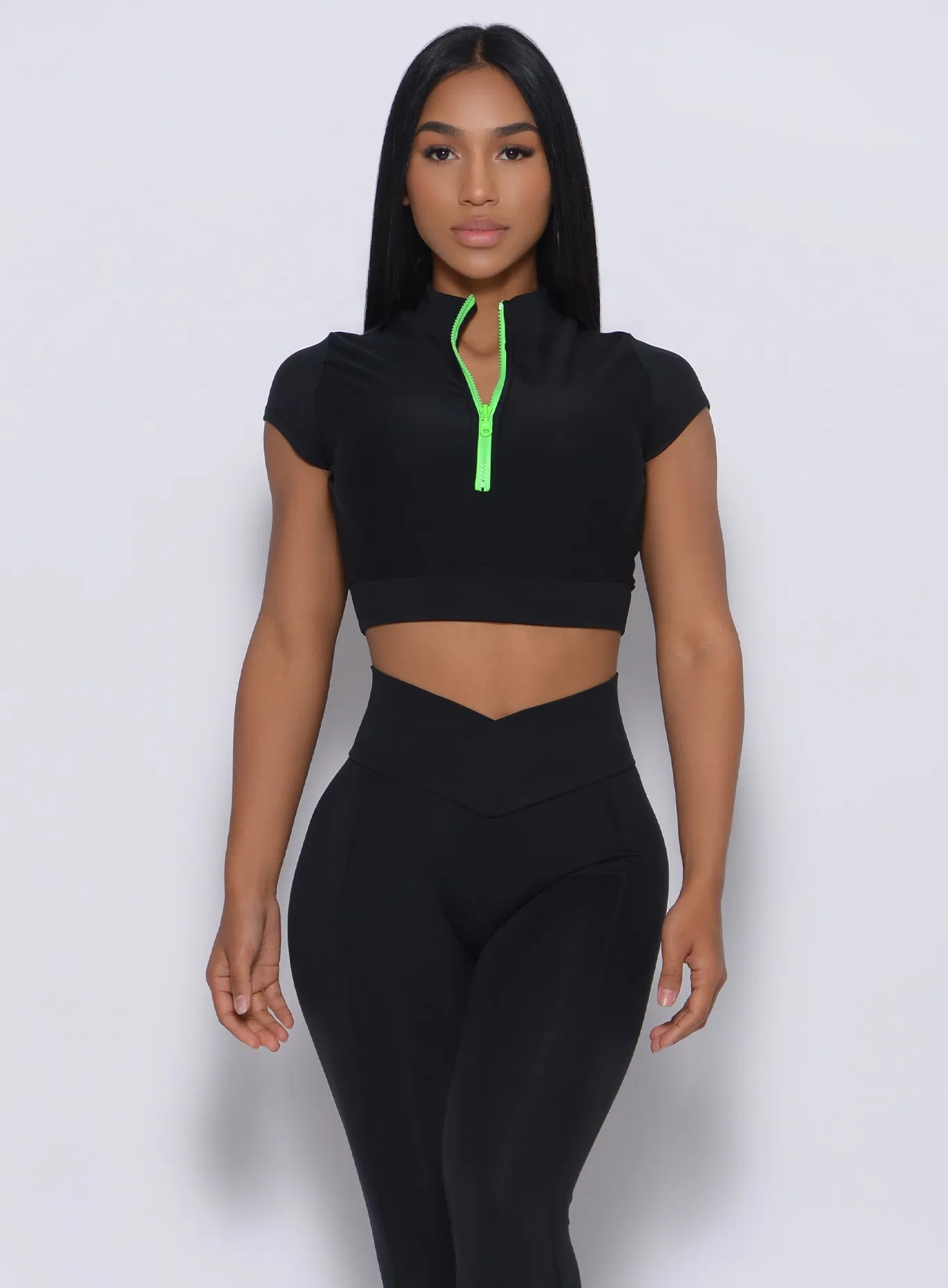 Neon Zip Top sold by Bombshell Sportswear product image thumbnail 4