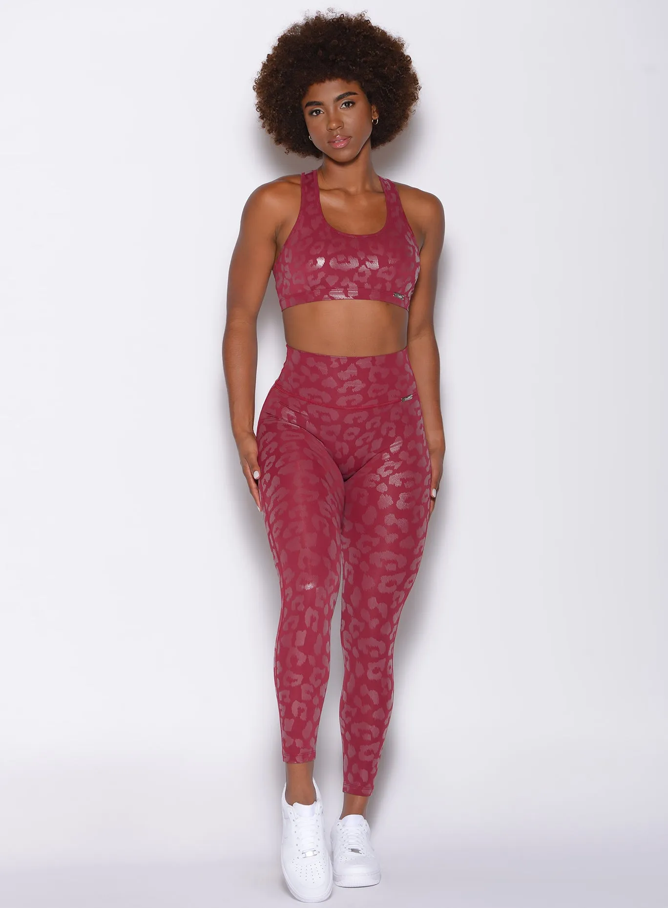 Shine Leopard Leggings sold by Bombshell Sportswear product image thumbnail 3