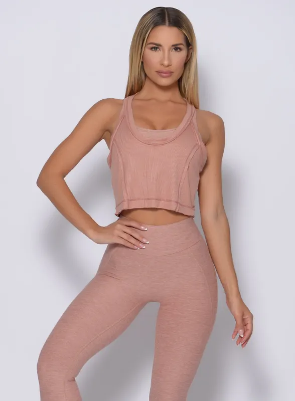 Rib Crop Tank sold by Bombshell Sportswear