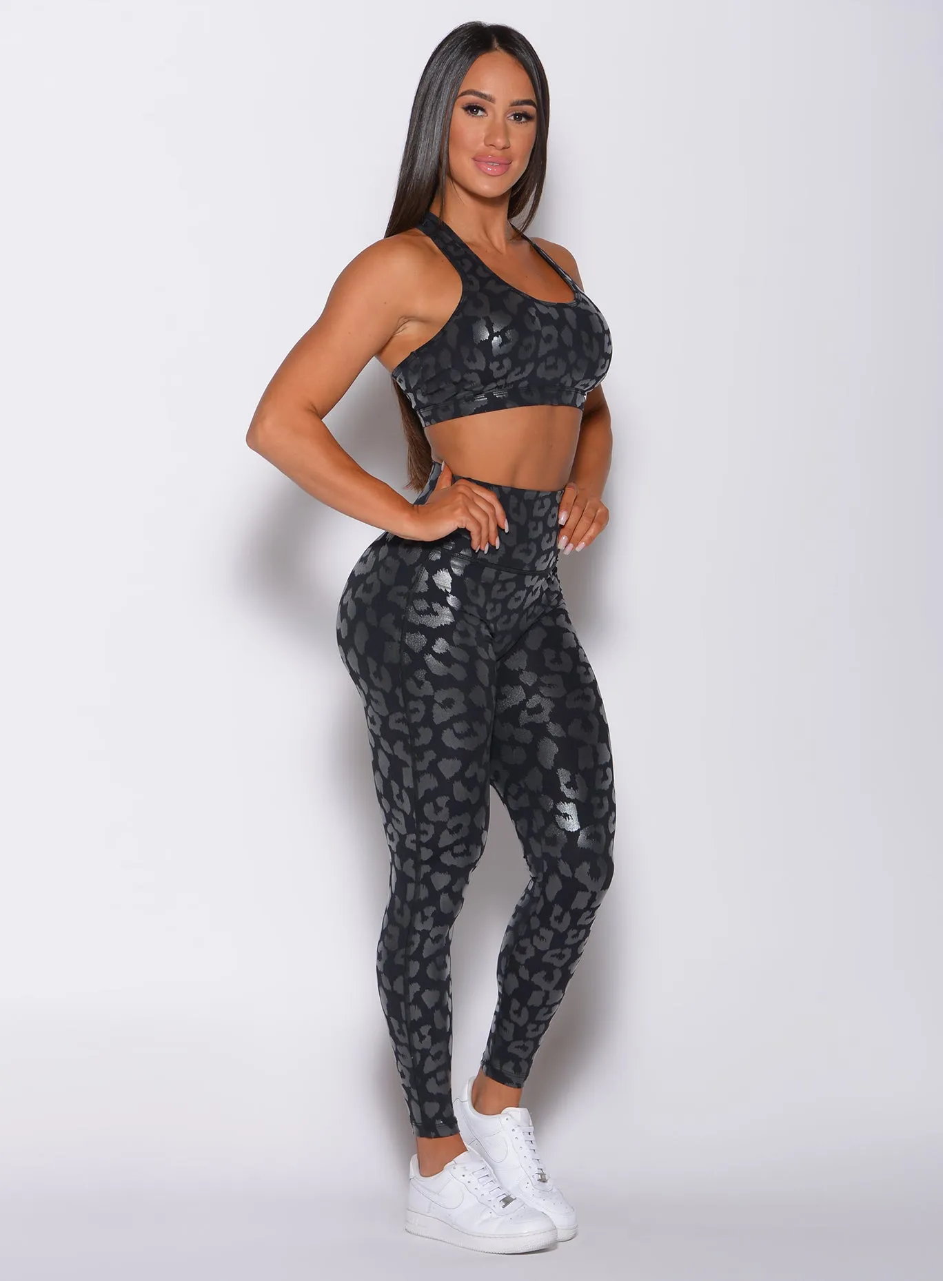 Shine Leopard Leggings sold by Bombshell Sportswear product image thumbnail 5
