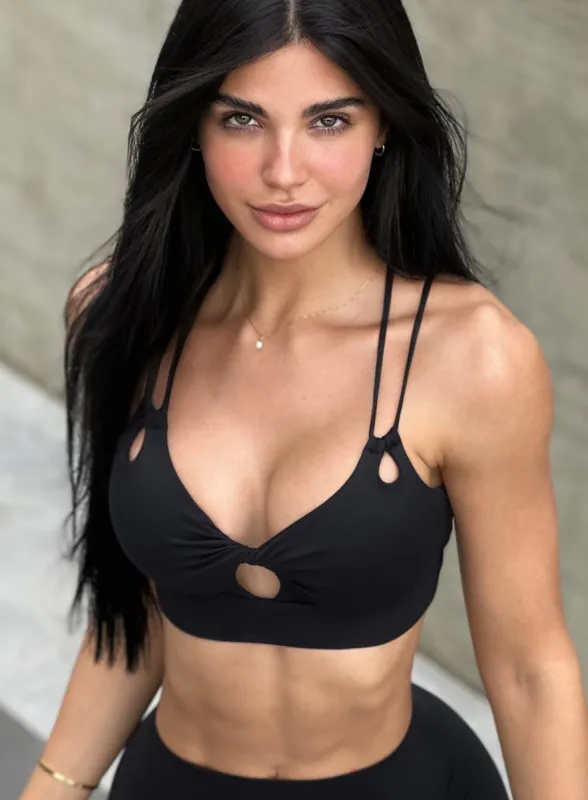 Twist Sports Bra sold by Bombshell Sportswear