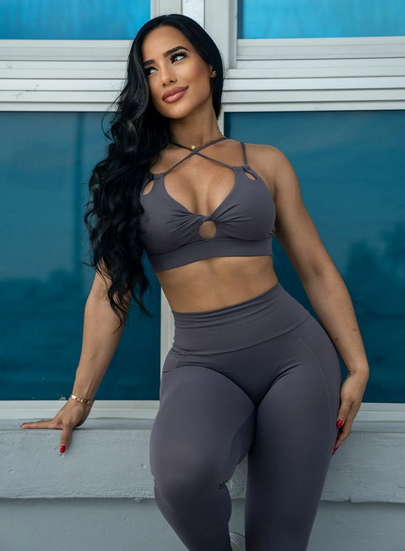 Twist Sports Bra sold by Bombshell Sportswear