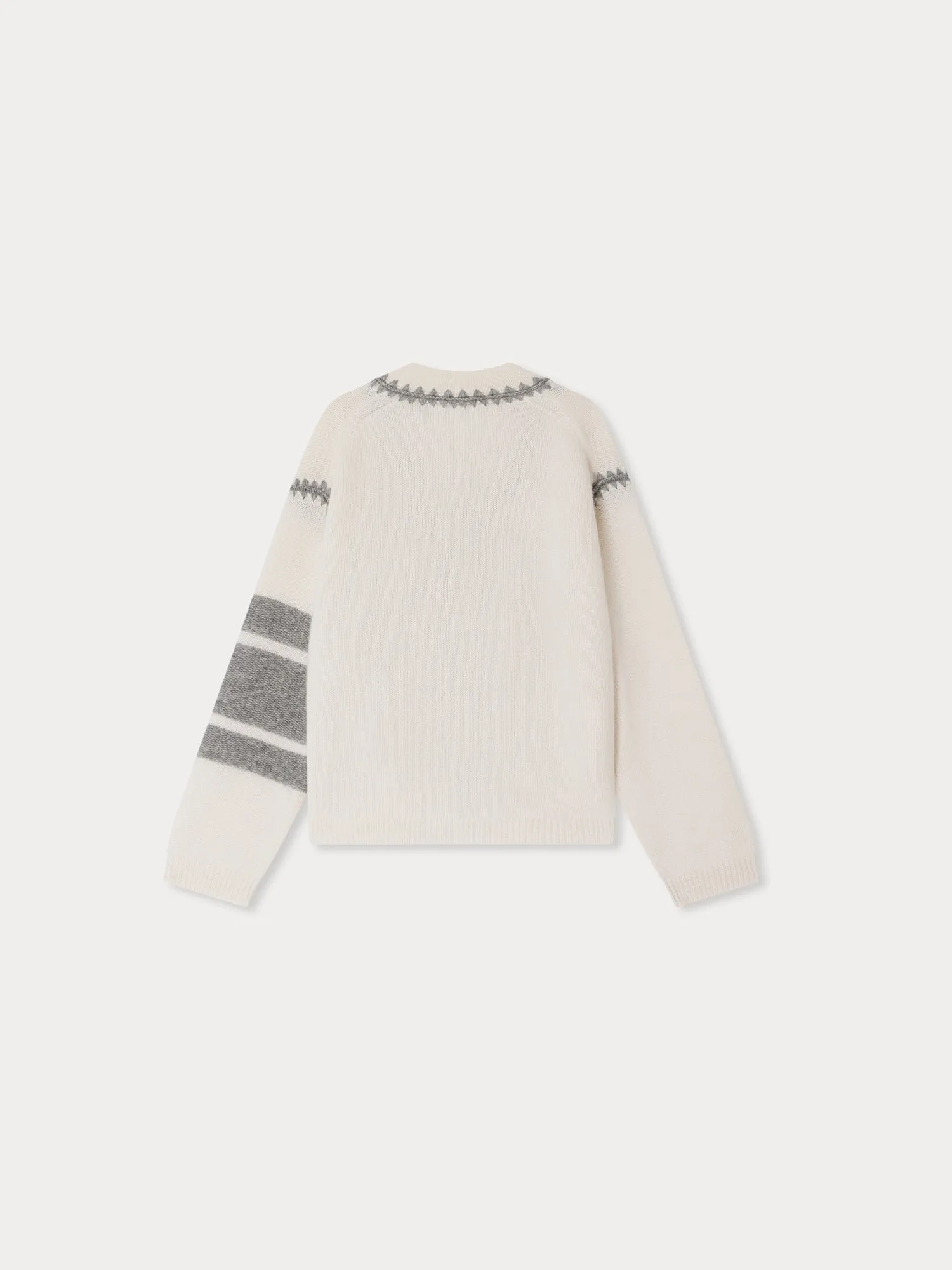 Bonpoint x Guest in Residence Cardigan Lyndon avec broderies placées en cachemire sold by Bonpoint product image thumbnail 3