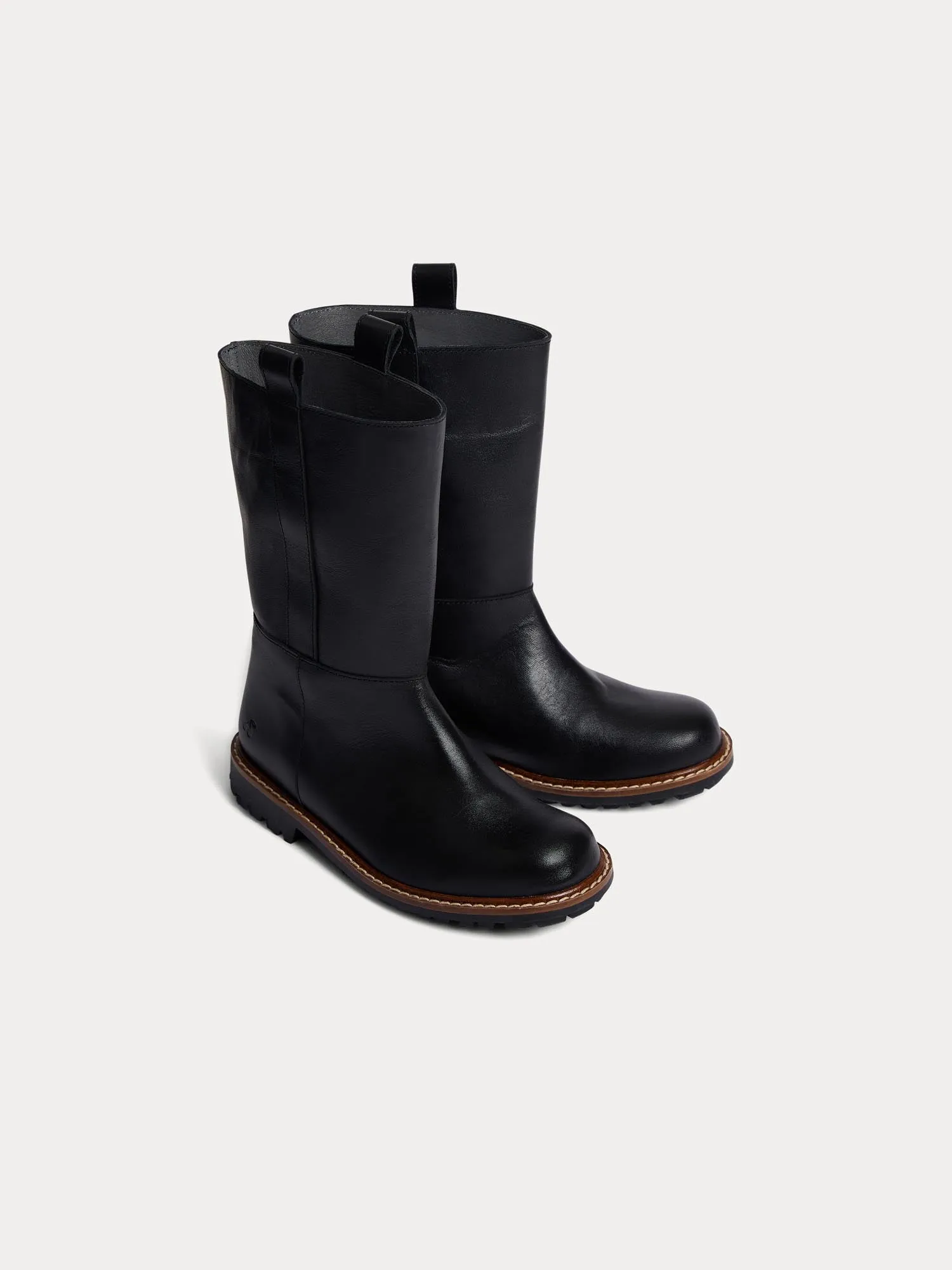 Boots Gab montantes en cuir sold by Bonpoint product image thumbnail 2