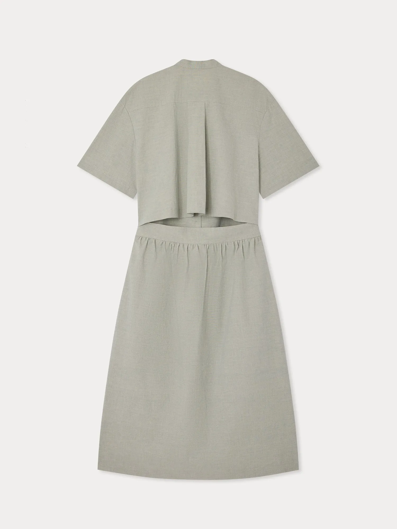 Robe Lyla à col officier et fendue dans le dos sold by Bonpoint product image thumbnail 3