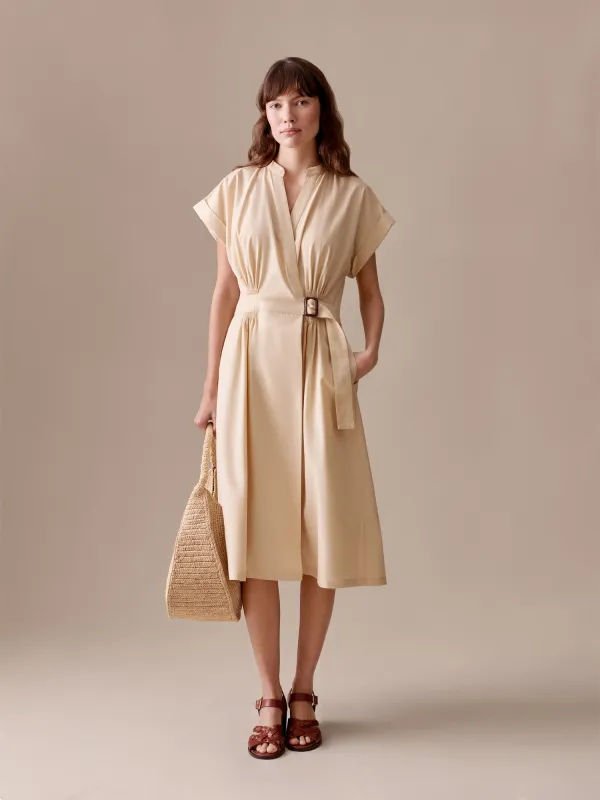 Robe Lohelia smockée en coton biologique made by Bonpoint