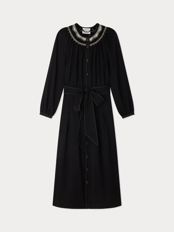 Bonpoint x Vanessa Seward Robe Eclipse smockée et brodée made by Bonpoint