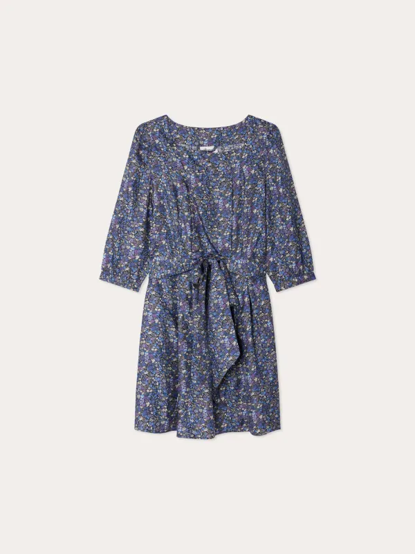Bonpoint x Vanessa Seward Robe Elena en tissu Liberty soie made by Bonpoint