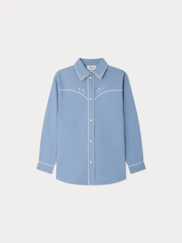Bonpoint x Vanessa Seward Chemise Electric brodée Western made by Bonpoint