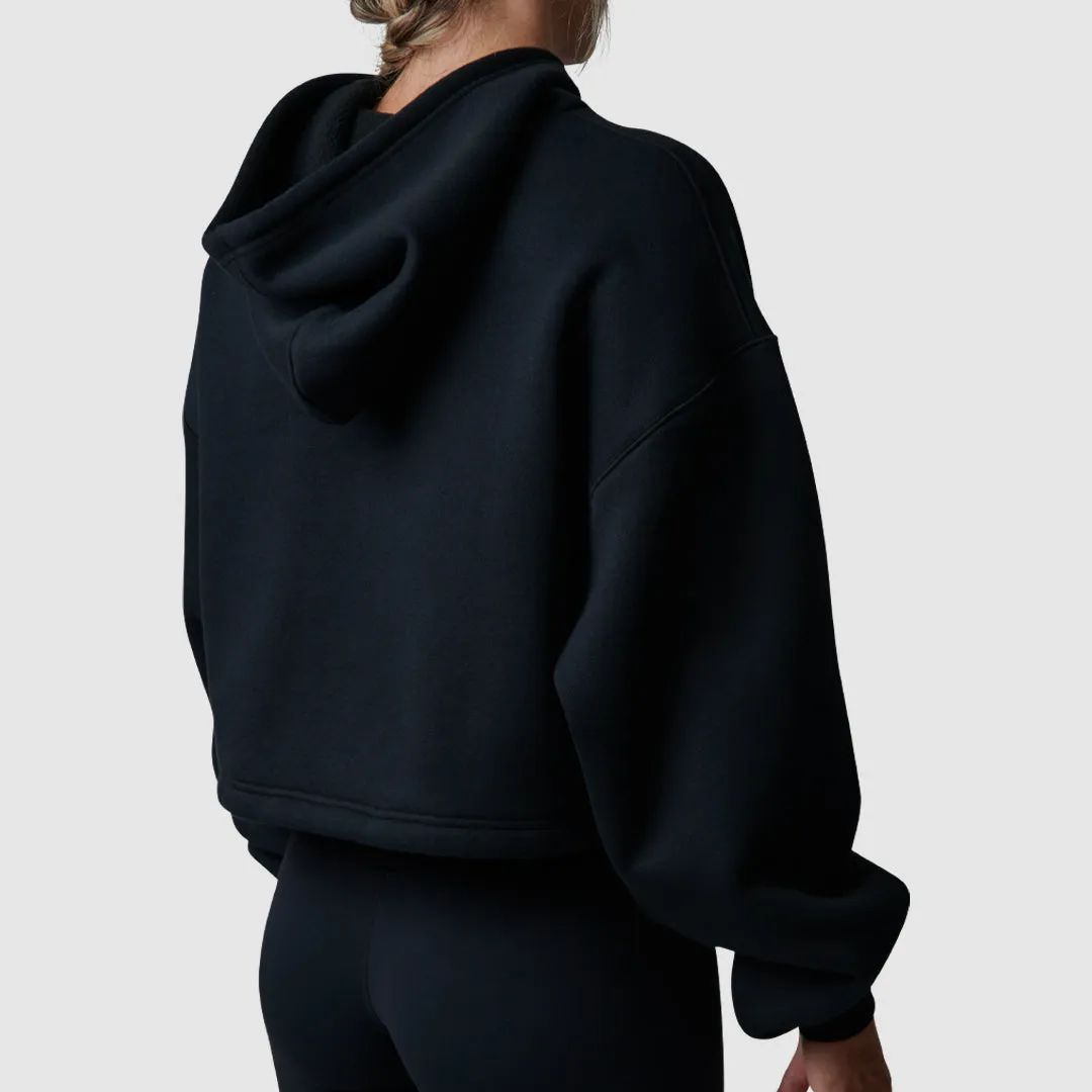 Revival Cropped Fleece Hoodie (Black) sold by Born Primitive product image thumbnail 2