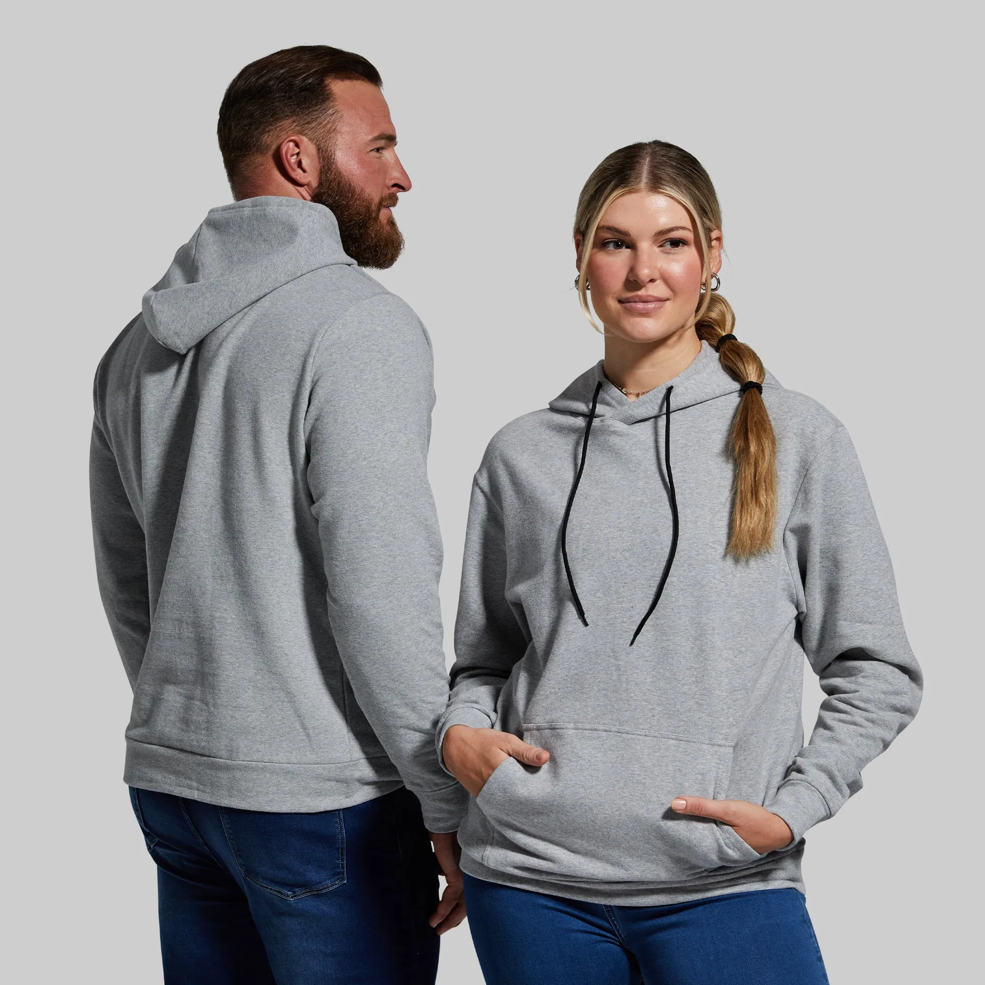 Unmatched Unisex Hoodie (Heather Grey) sold by Born Primitive