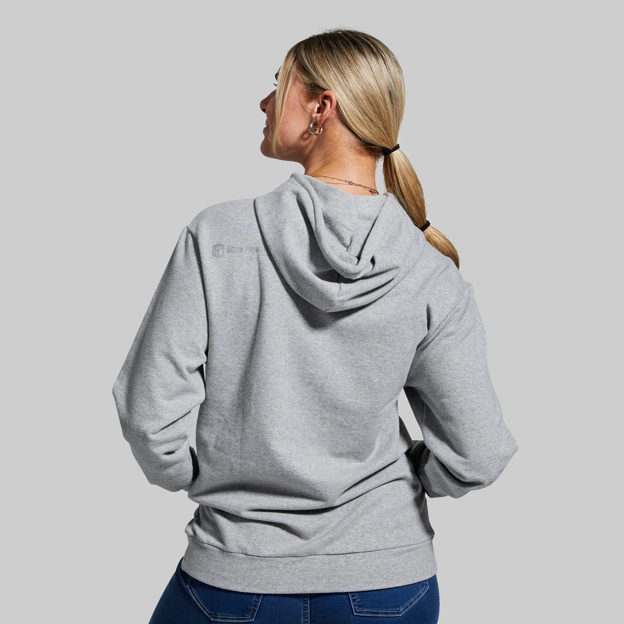 Unmatched Unisex Hoodie (Heather Grey) sold by Born Primitive product image thumbnail 4