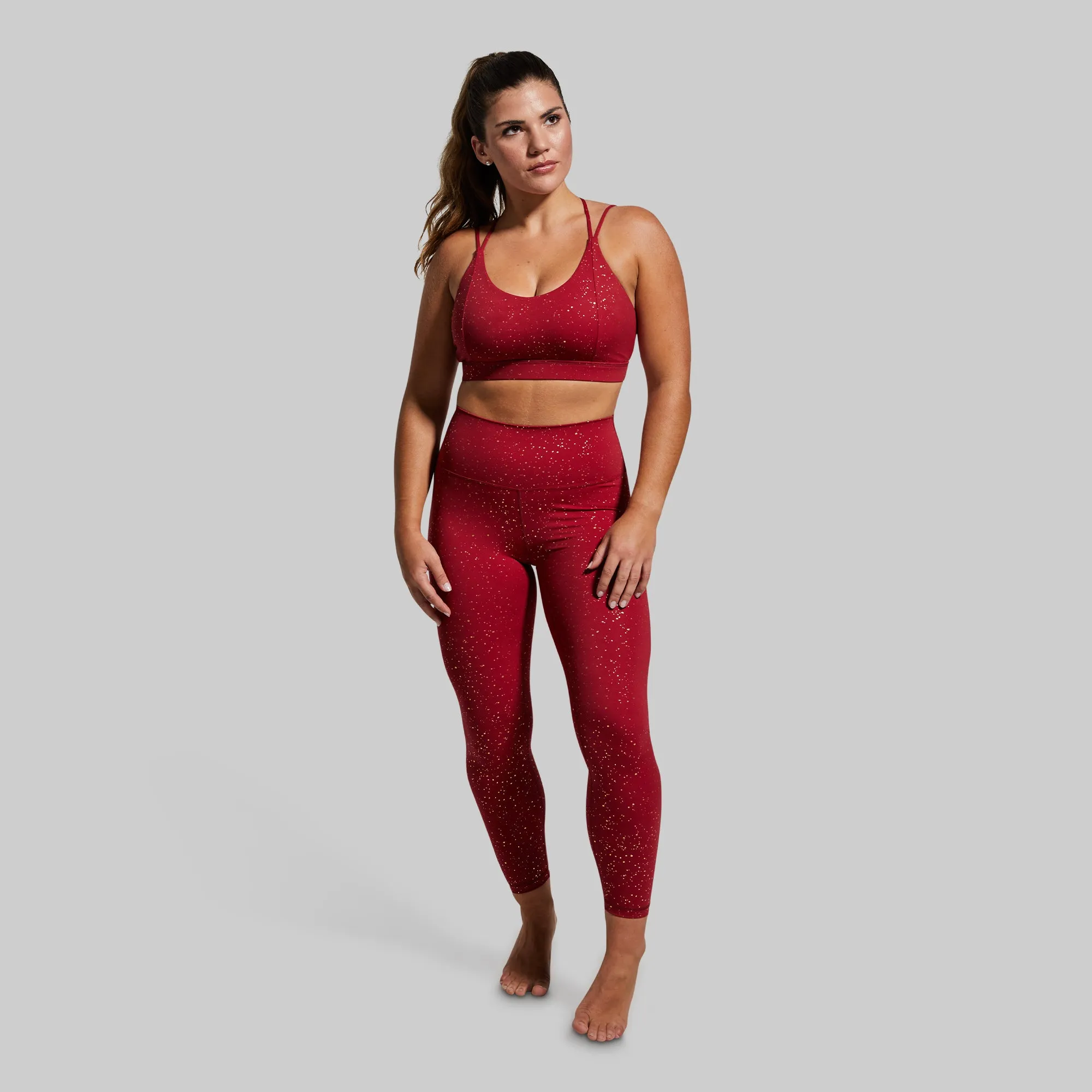 Exhale Sports Bra (Ruby Gold) sold by Born Primitive product image thumbnail 4