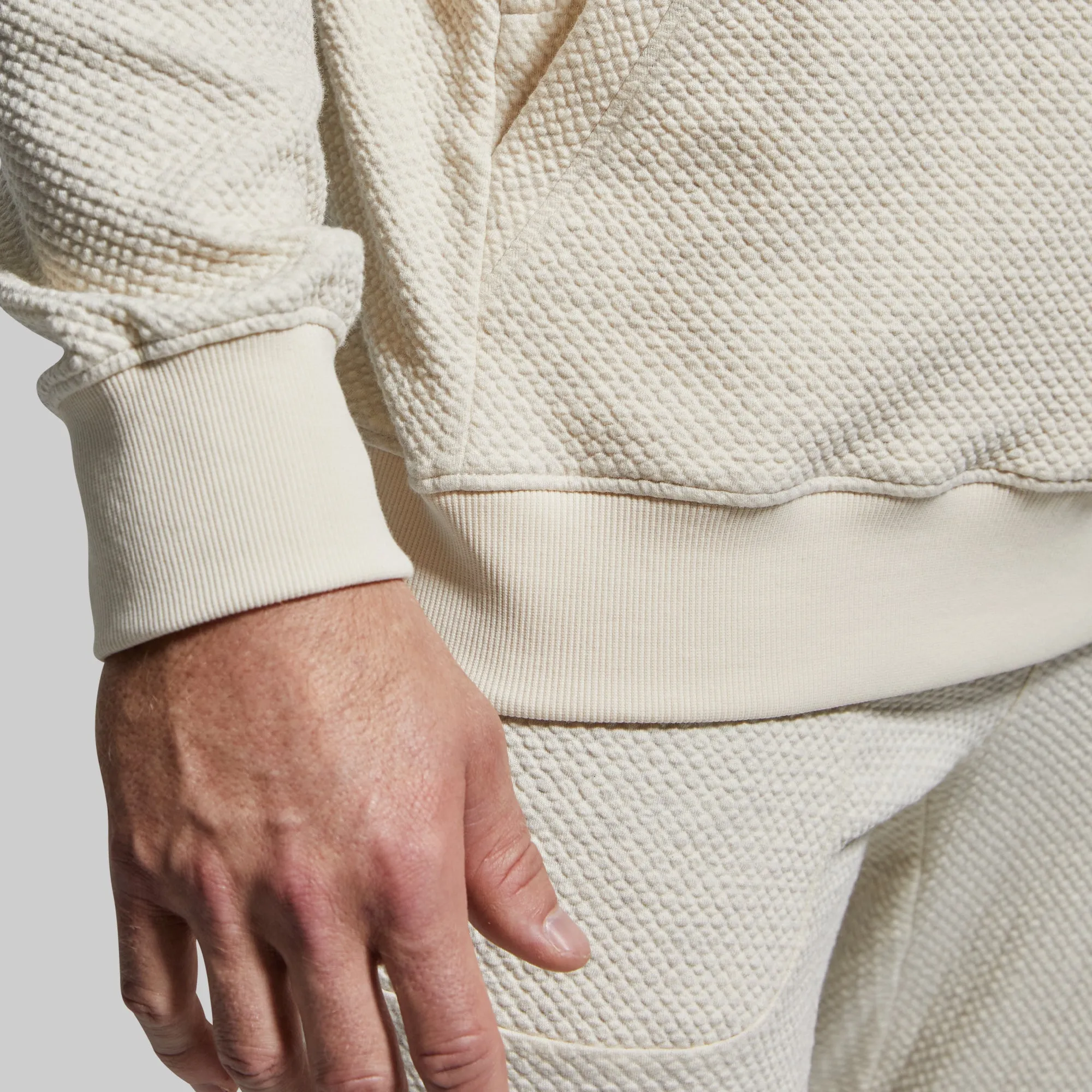 Men's Cloud Hoodie (Heather Oatmeal) sold by Born Primitive product image thumbnail 4