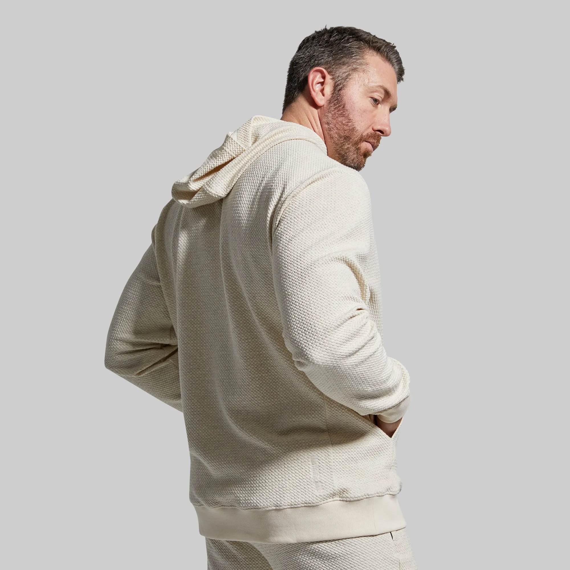 Men's Cloud Hoodie (Heather Oatmeal) sold by Born Primitive product image thumbnail 2