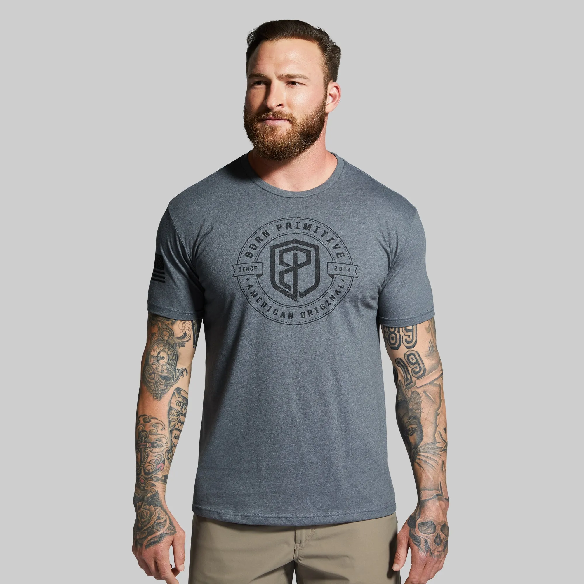 American Original Tee (Heavy Metal) sold by Born Primitive