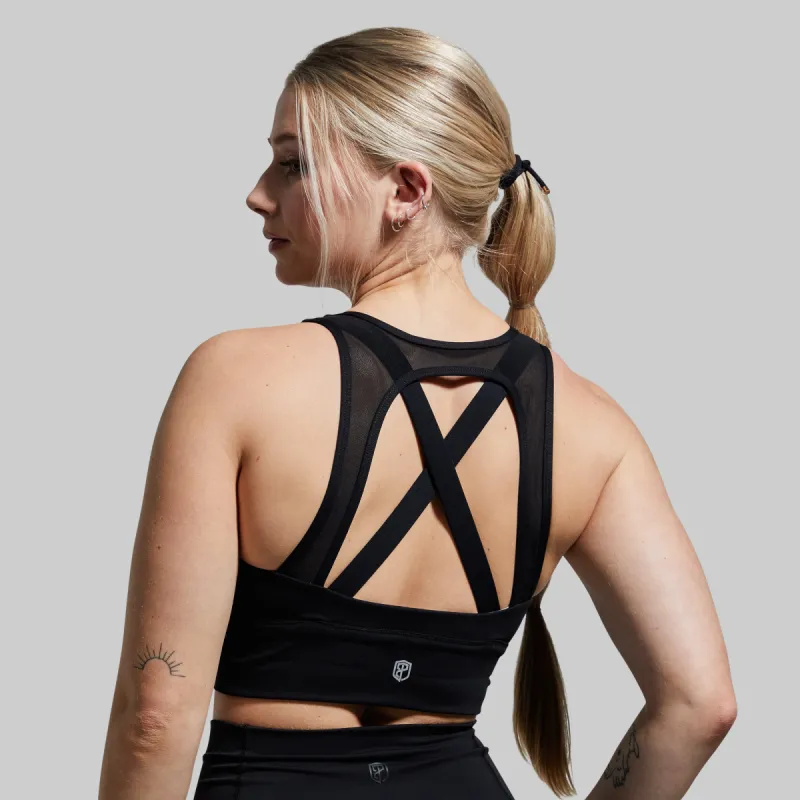 X-Factor Full Throttle Sports Bra (Black) sold by Born Primitive