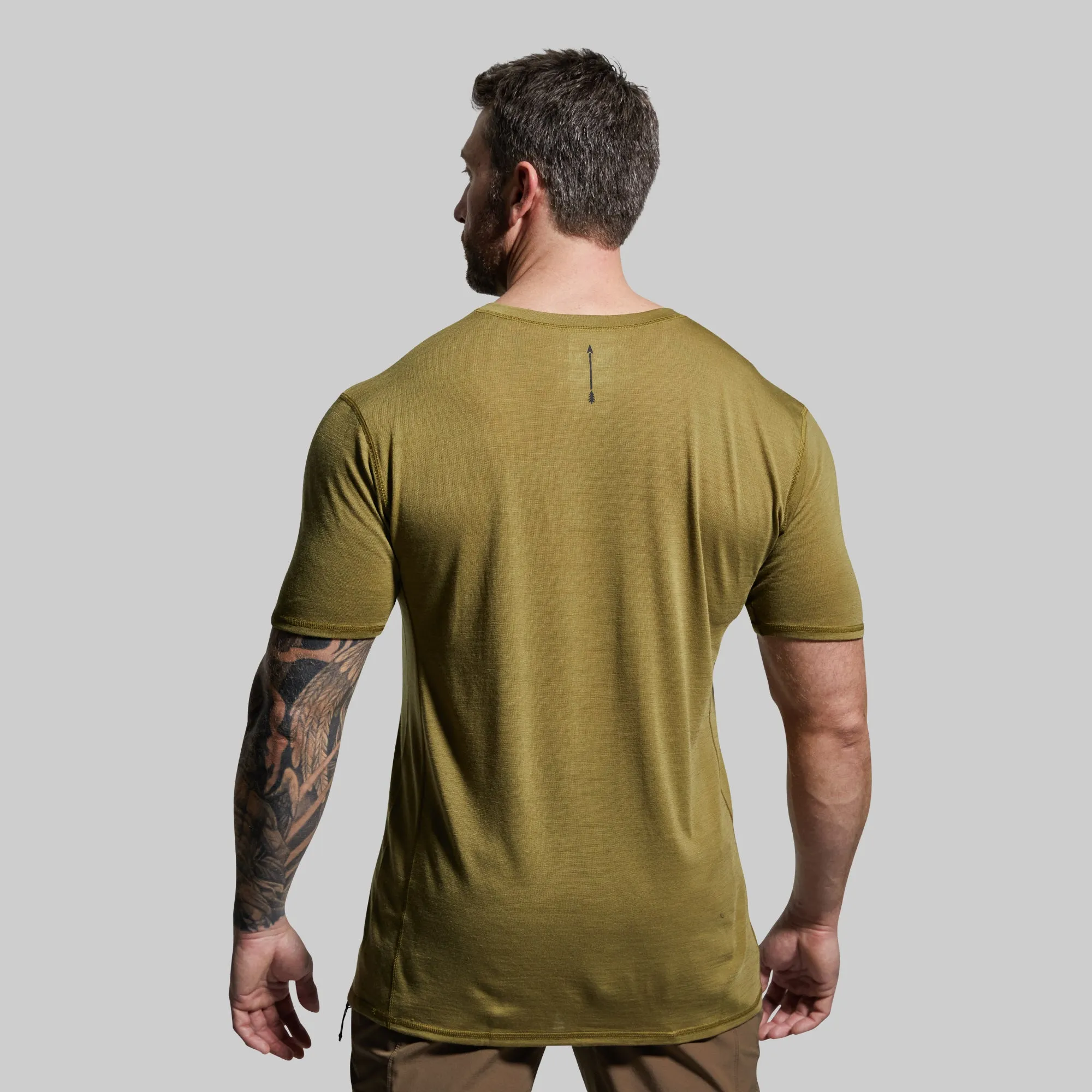 Ridgeline Tee (Deep Moss) sold by Born Primitive product image thumbnail 3