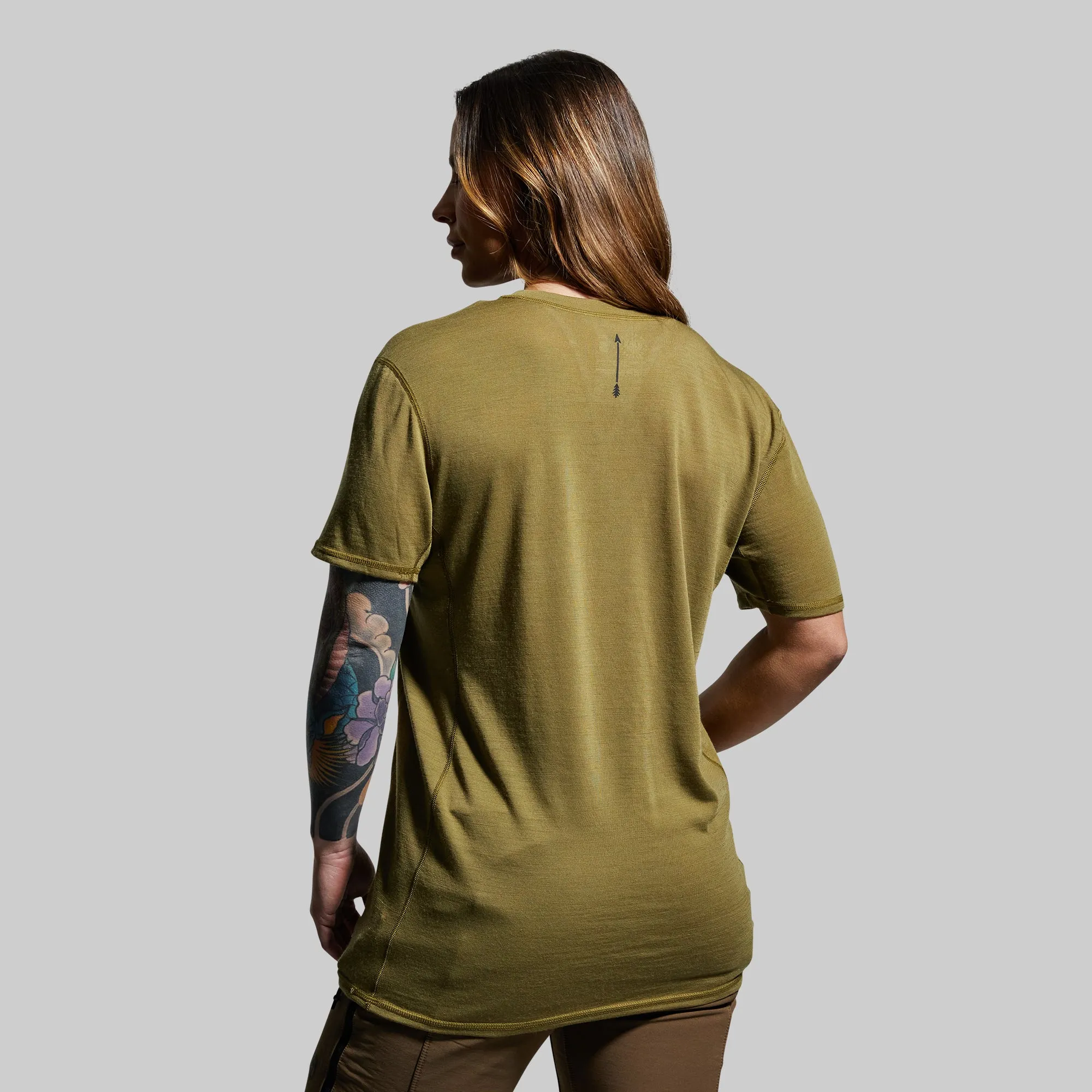 Ridgeline Tee (Deep Moss) sold by Born Primitive product image thumbnail 5