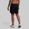 Versatile Short w/ Compression 7" (Thin Red Line Gunmetal) sold by Born Primitive