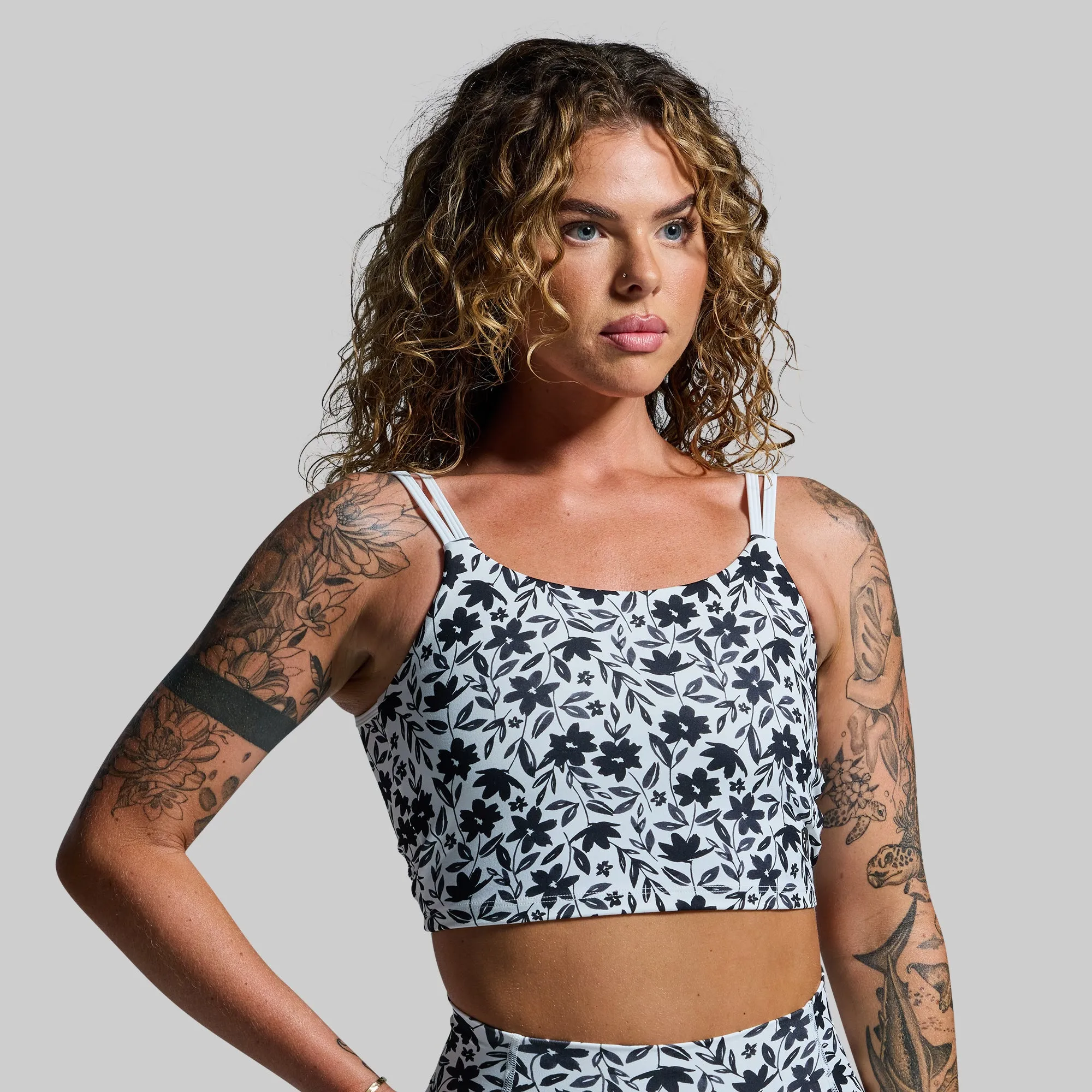 Don't Get It Twisted Sports Bra (Dark Daisy) sold by Born Primitive product image thumbnail 2