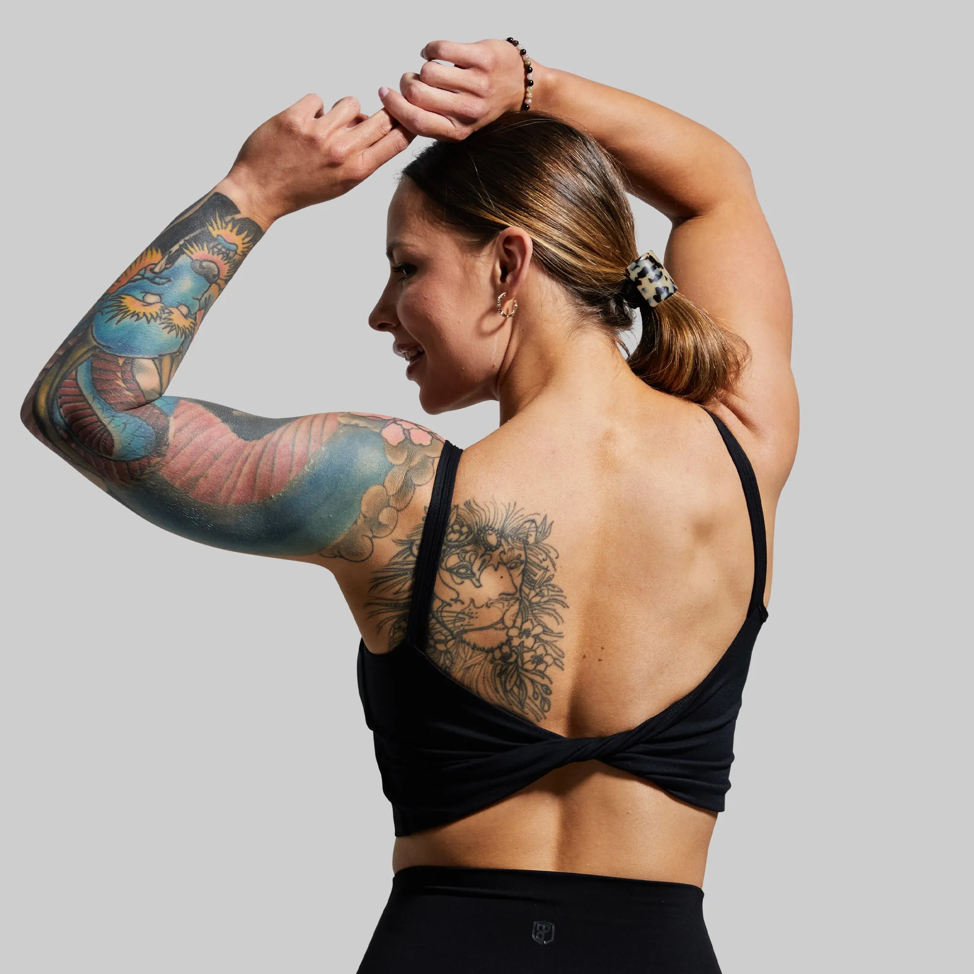 Don't Get It Twisted Sports Bra (Black) sold by Born Primitive product image thumbnail 3