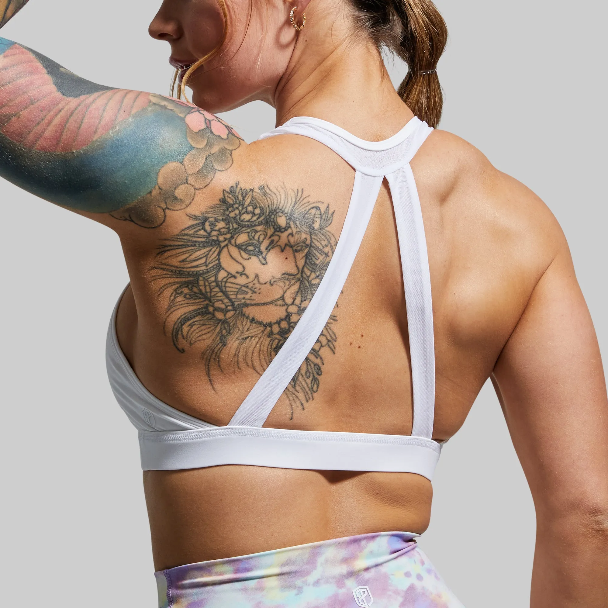 Shoots Sports Bra (White) sold by Born Primitive product image thumbnail 3