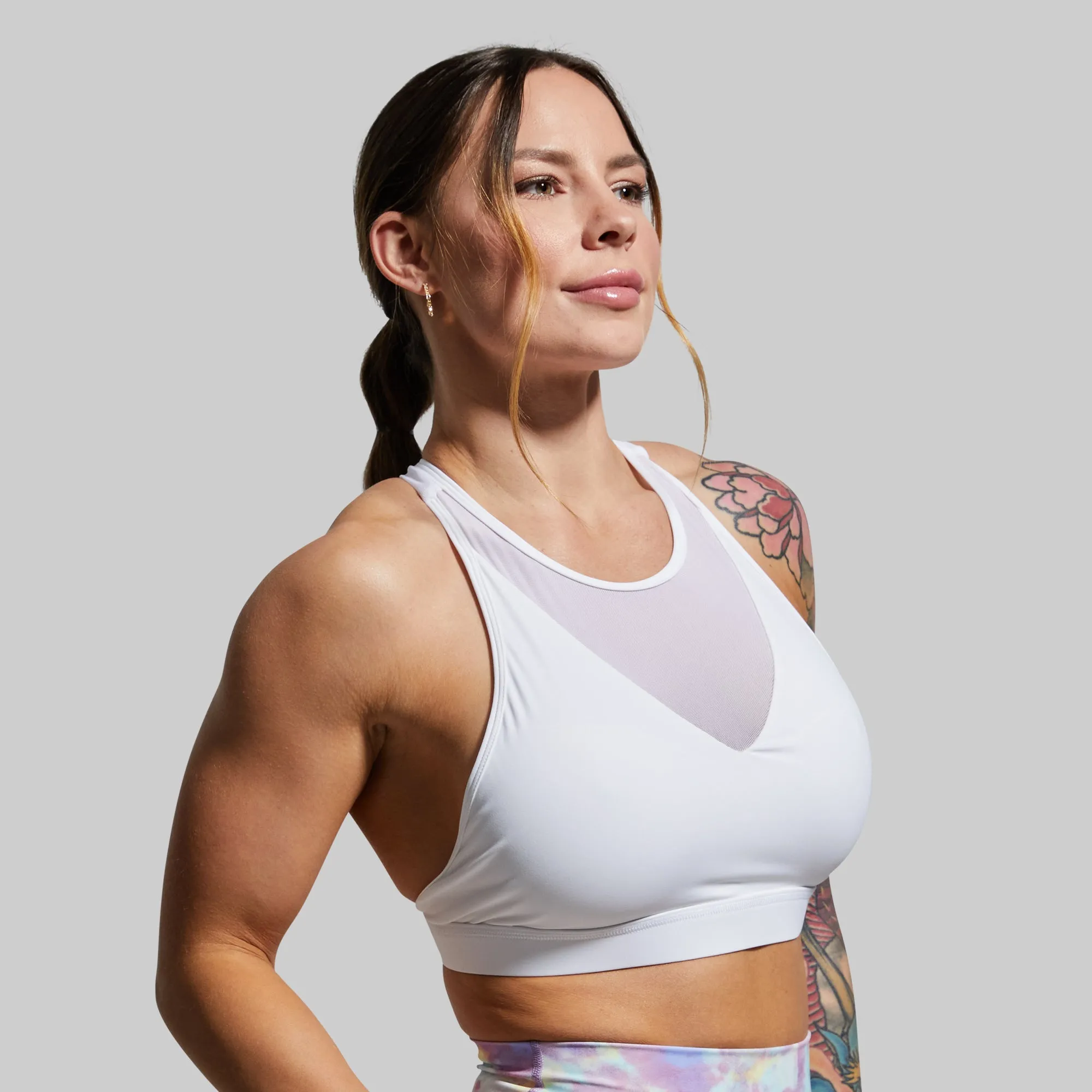 Shoots Sports Bra (White) sold by Born Primitive product image thumbnail 4