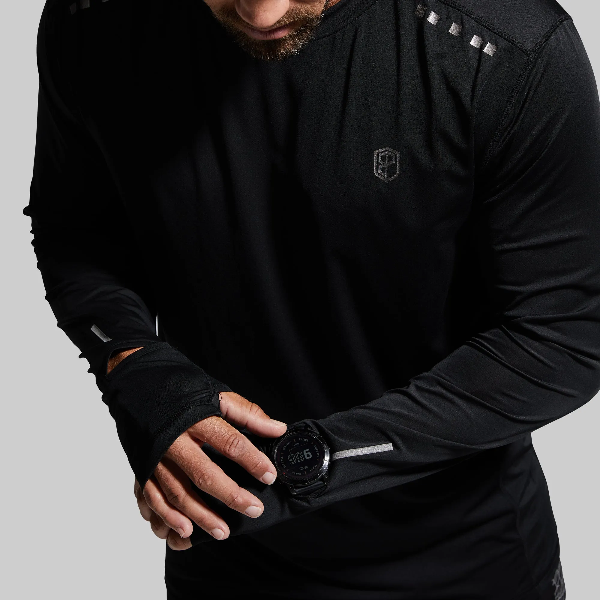 Men's Endurance Long Sleeve Shirt (Black) sold by Born Primitive product image thumbnail 3