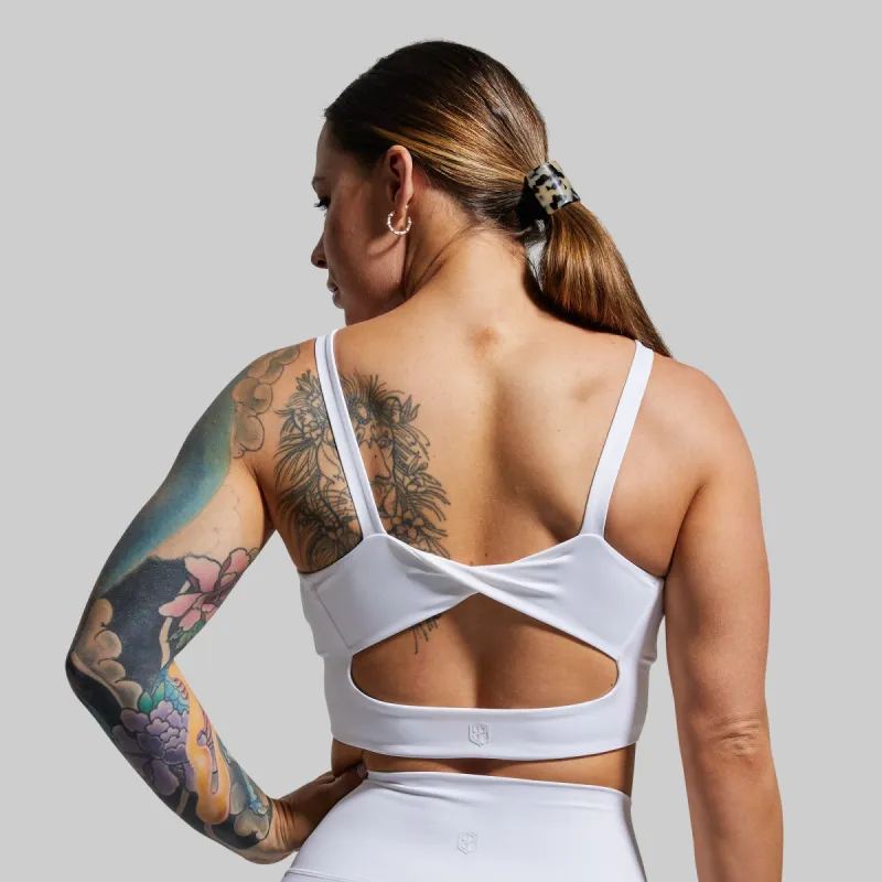 Your Go To Sports Bra (White) sold by Born Primitive