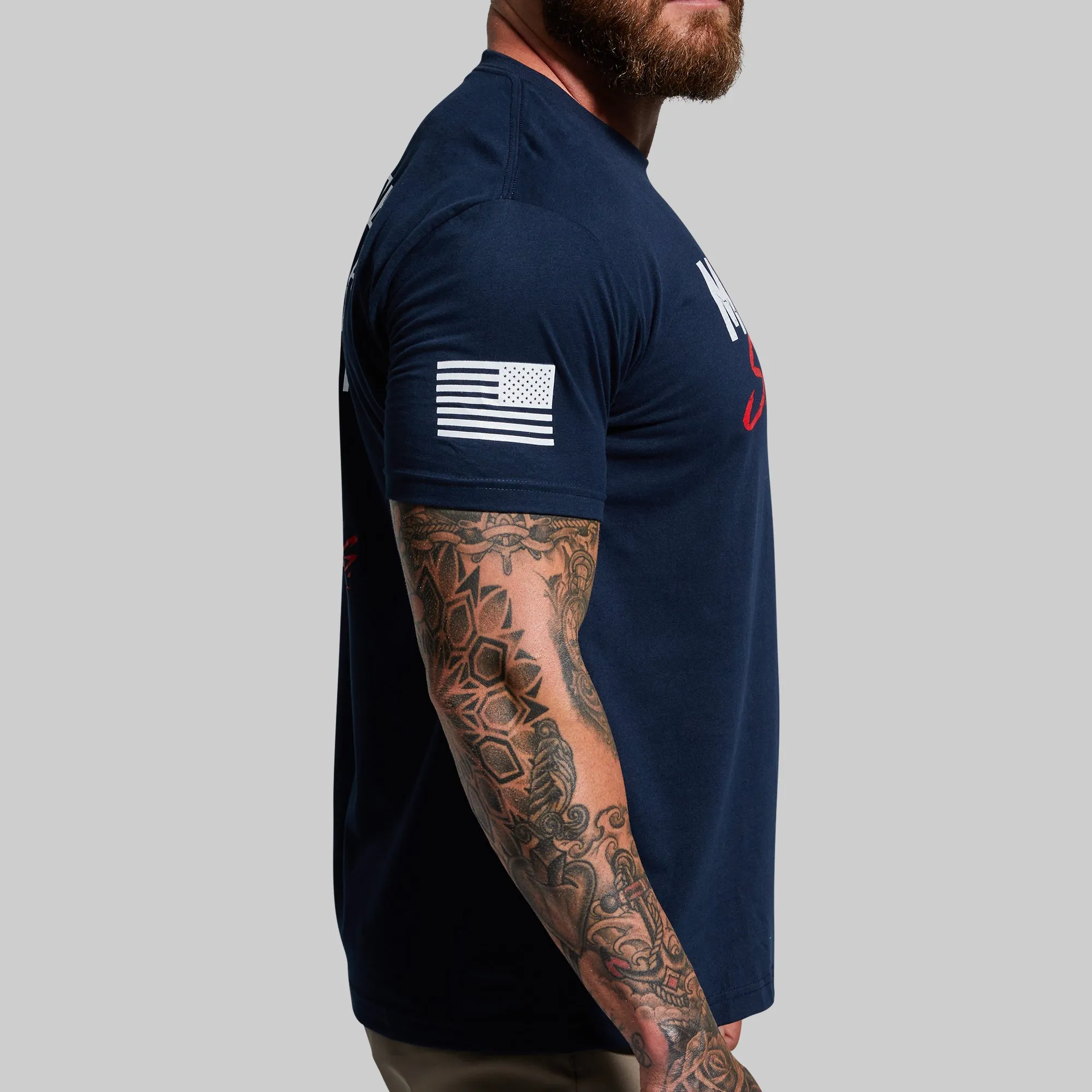 Modern Savage T-Shirt (Midnight Navy) sold by Born Primitive product image thumbnail 4