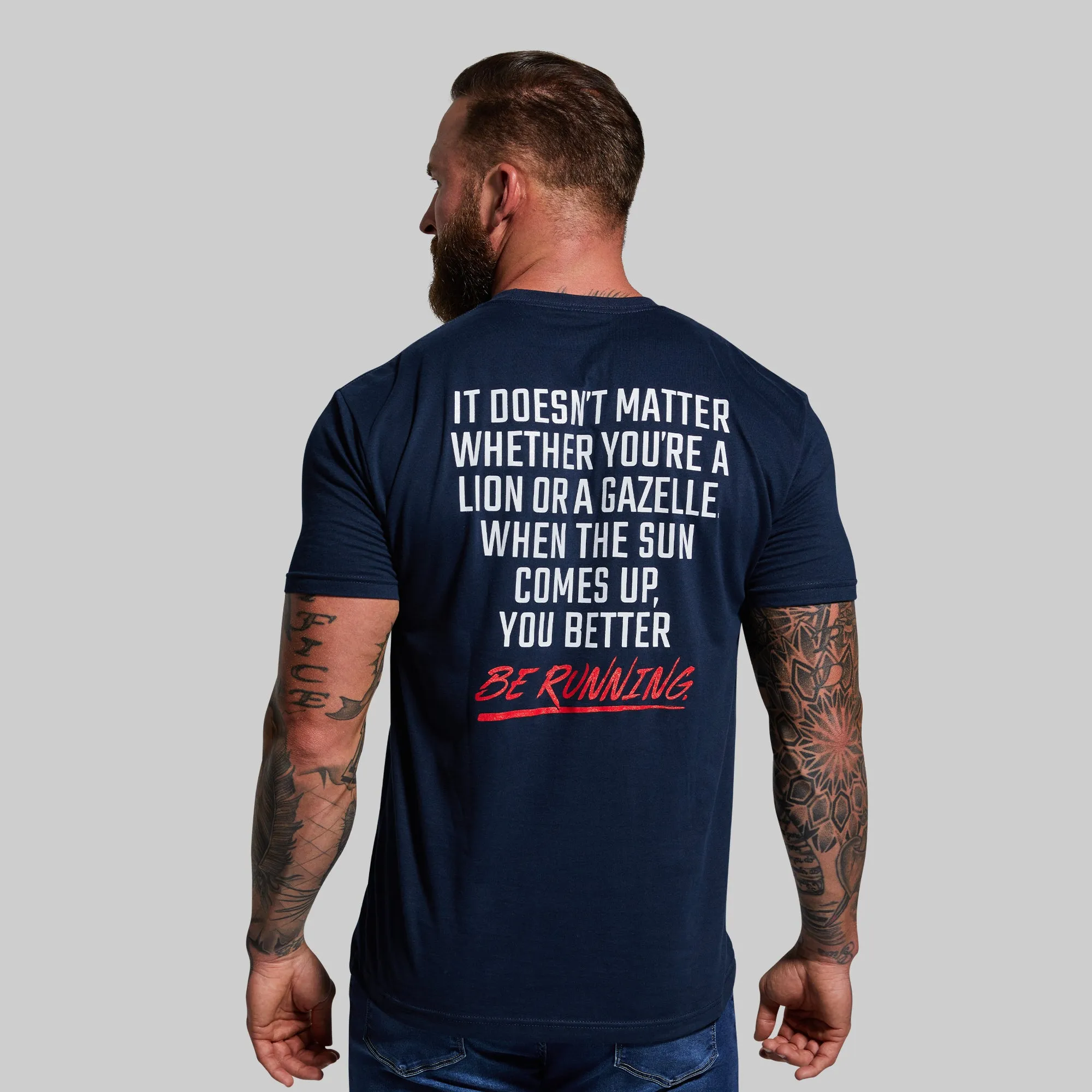 Modern Savage T-Shirt (Midnight Navy) sold by Born Primitive product image thumbnail 2