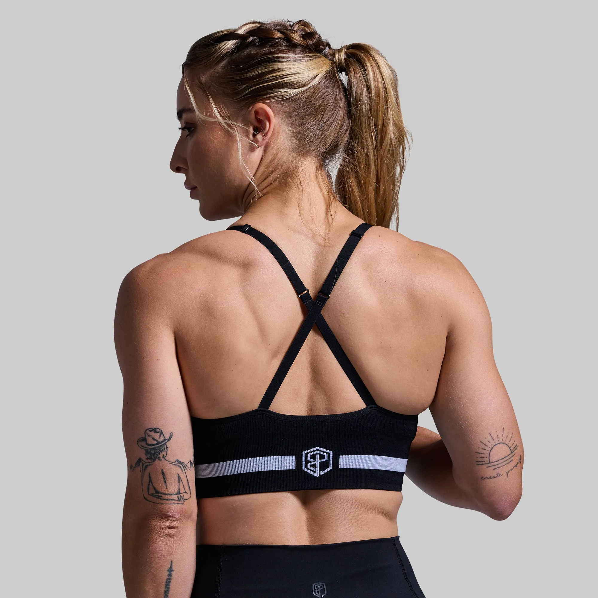 Level Up Sports Bra (Black) sold by Born Primitive product image thumbnail 2