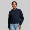 Unmatched Cropped Crew Sweatshirt (Blueberry) sold by Born Primitive
