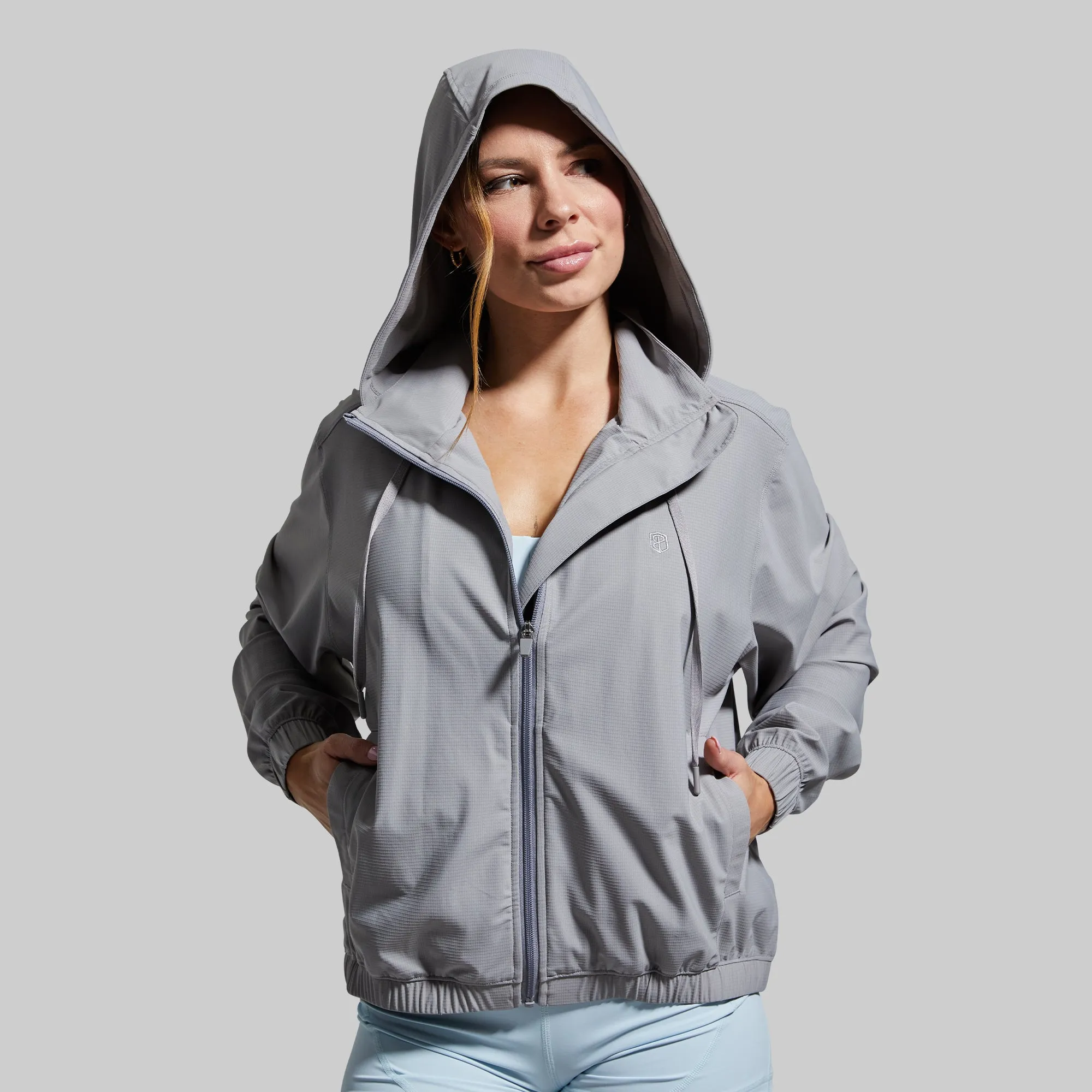 Crosswind Jacket (Light Grey) sold by Born Primitive
