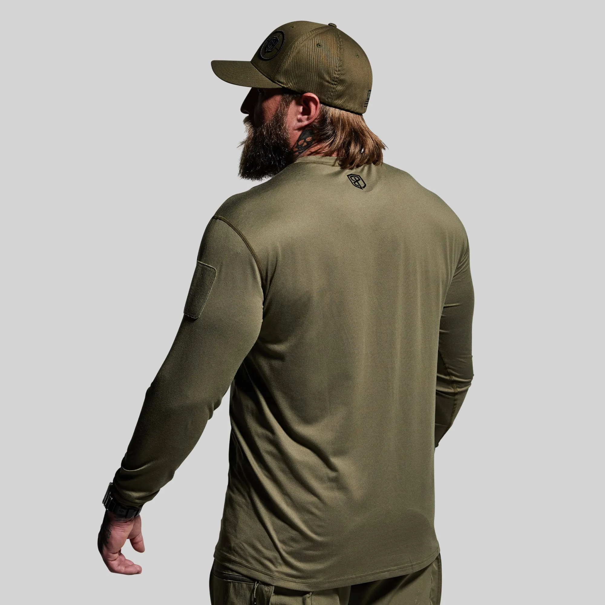 Long Sleeve Range Shirt (OD Green-Velcro) sold by Born Primitive product image thumbnail 3