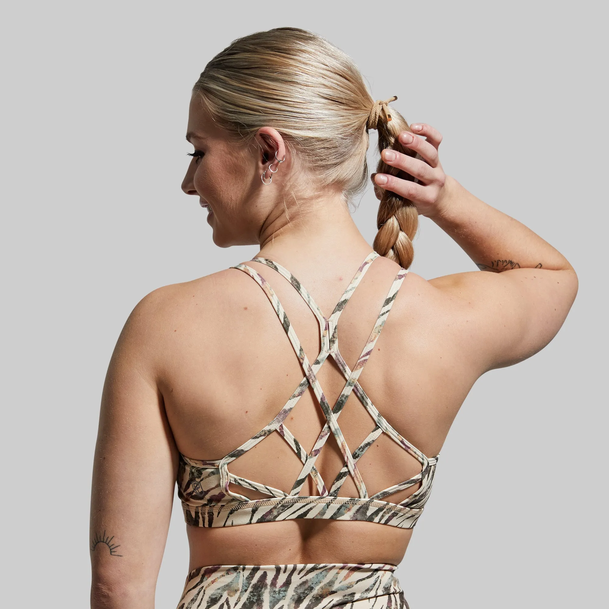 Warrior Sports Bra (Eye of the Tiger) sold by Born Primitive product image thumbnail 3